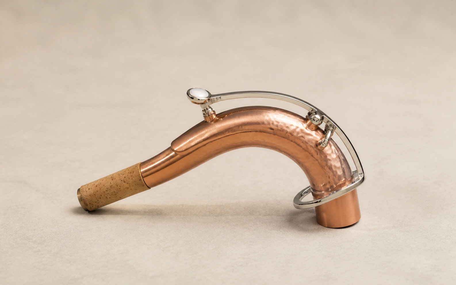 Copper Rampone and Cazzani saxophone neck